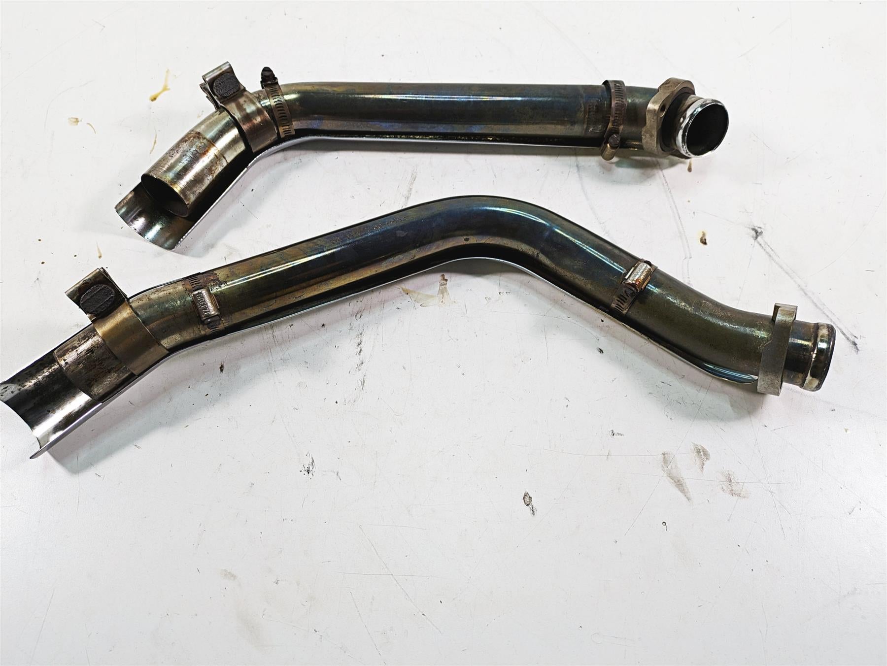 2006 Harley Softail FXSTSI Springer Exhaust Pipe Header Set 65401-00B 65603-00A {{ shop.shopifyCountryName }} - Mototech271
