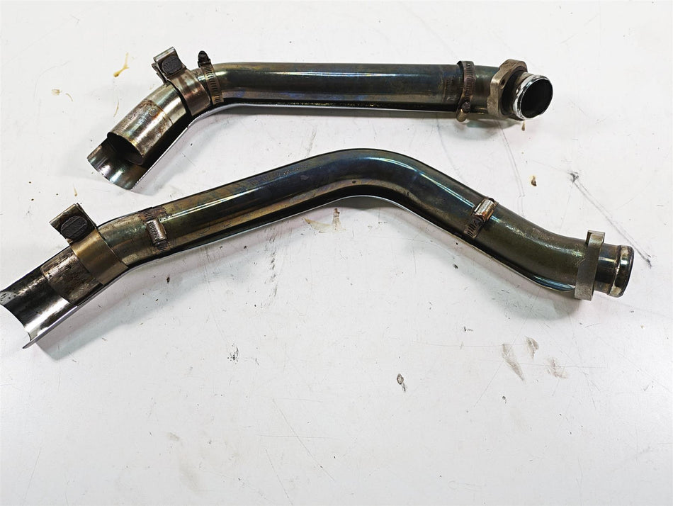 2006 Harley Softail FXSTSI Springer Exhaust Pipe Header Set 65401-00B 65603-00A {{ shop.shopifyCountryName }} - Mototech271