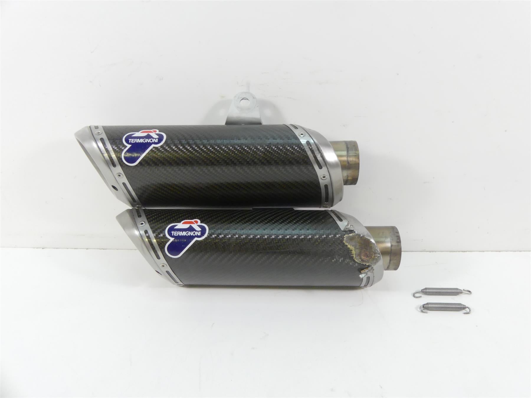 2010 Ducati Streetfighter 1098 S Termignoni Slip On Exhaust Pipes 96454711B | Mototech271