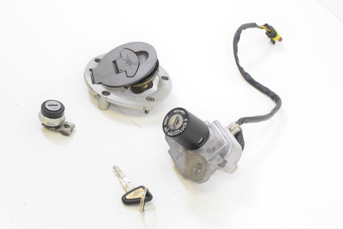 2007 MV Agusta B4 Brutale 910 R Ignition Switch Key Tank Seat Lock Set 800090249 {{ shop.shopifyCountryName }} - Mototech271