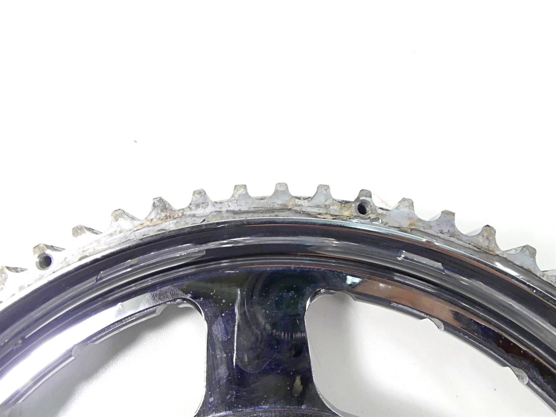 2005 Harley VRSCSE CVO V-Rod Rear Chrome Drive Belt Sprocket 72T - Read 40229-04 {{ shop.shopifyCountryName }} - Mototech271