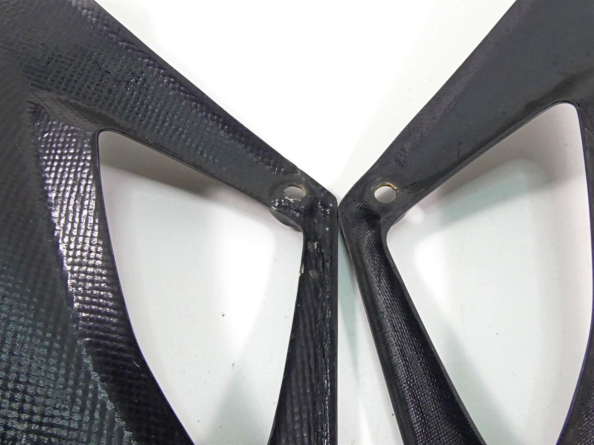 2008 Ducati 848 SBK Upper Side Carbon Cover Fairing Set 48211391A 48211401A {{ shop.shopifyCountryName }} - Mototech271