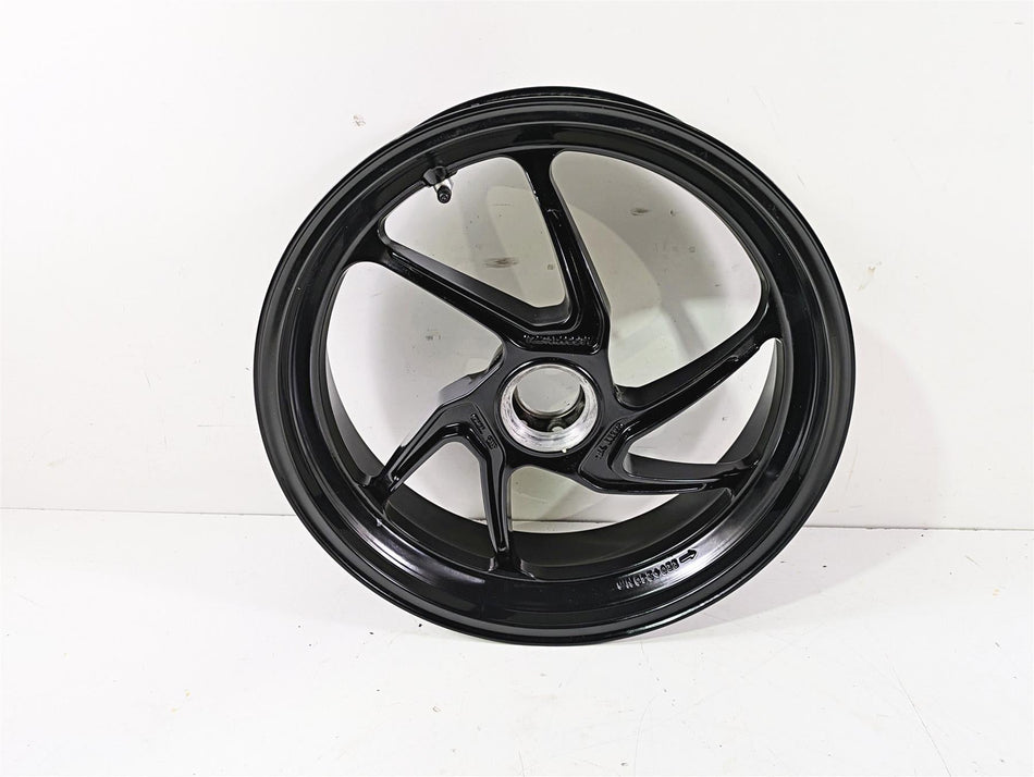 2022 MV Agusta F3 800 Rosso Straight Black Rear Wheel Rim 17x5.5 80A0C3289 {{ shop.shopifyCountryName }} - Mototech271