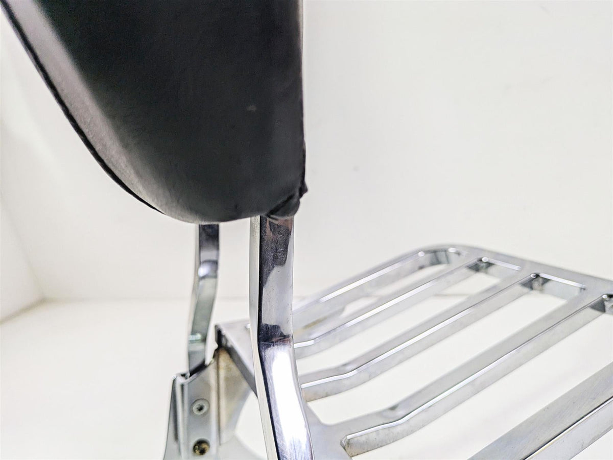 2004 Harley Softail FLSTF Fat Boy Passenger Sissybar Backrest 6 Pack Rack {{ shop.shopifyCountryName }} - Mototech271