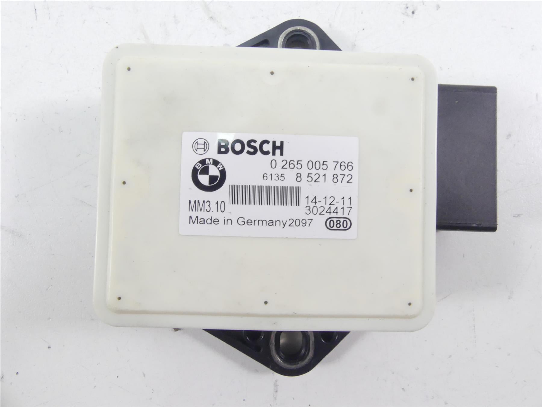 2012 BMW S1000RR K46 Bosch Traction Control Speed Sensor Module Unit 61358521872 {{ shop.shopifyCountryName }} - Mototech271