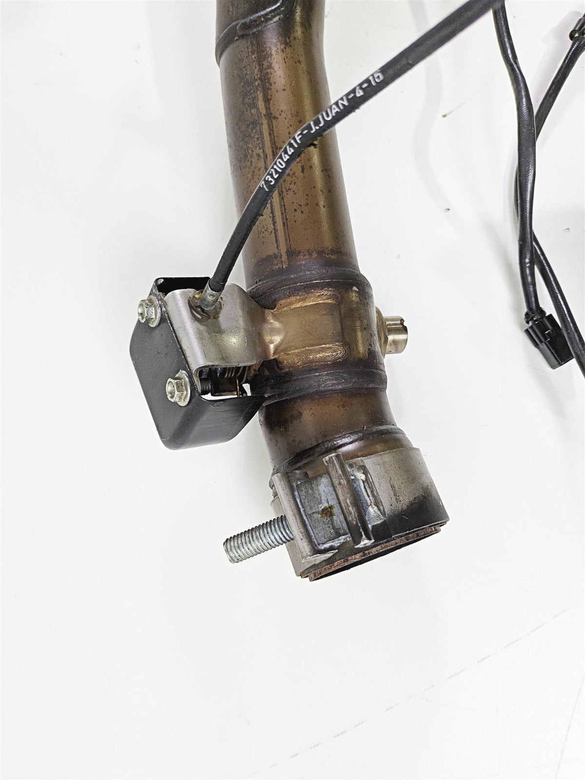 2016 Ducati Monster 1200 S Exhaust Header & Servo Motor 57211632A 59340393A {{ shop.shopifyCountryName }} - Mototech271