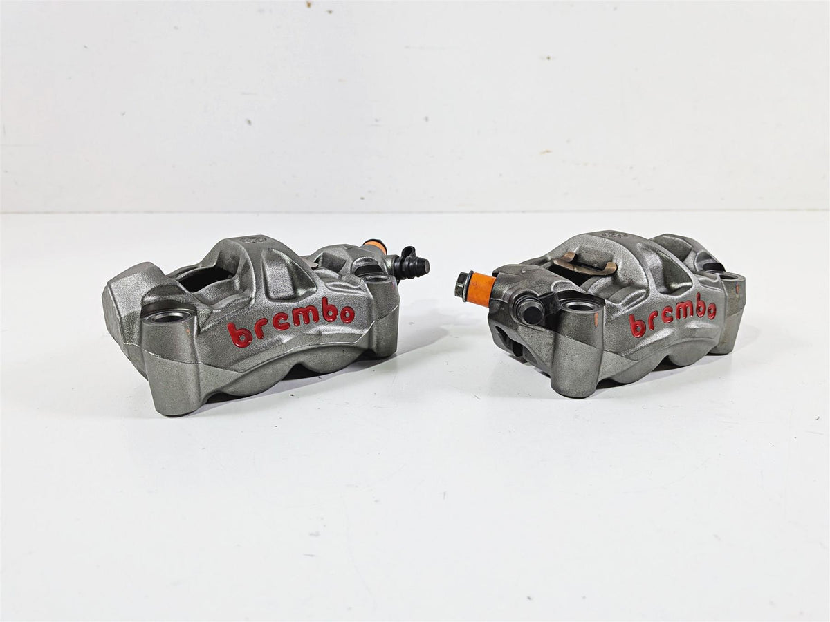 2018 Aprilia RSV4 RR Front Brake Caliper 100mm Brembo M50 2B001348 2B001349 {{ shop.shopifyCountryName }} - Mototech271