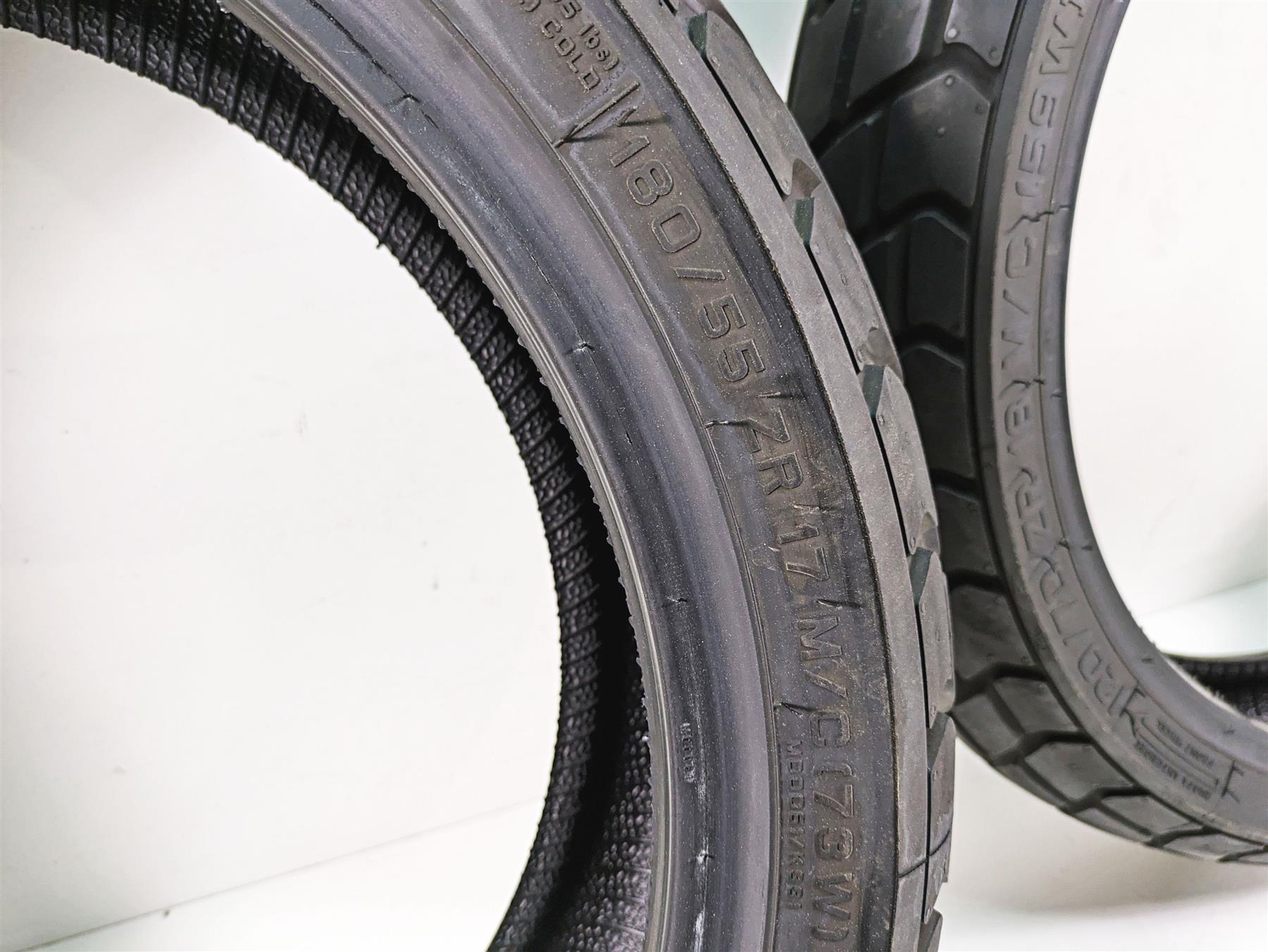 Used Front Rear Motorcylce Tire Set Pirelli MT60 2864500 {{ shop.shopifyCountryName }} - Mototech271