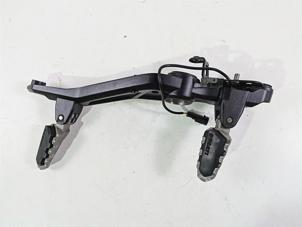 2013 Ducati Hypermotard 821 SP Right Foot Peg Bracket Mount 82412101CA {{ shop.shopifyCountryName }} - Mototech271