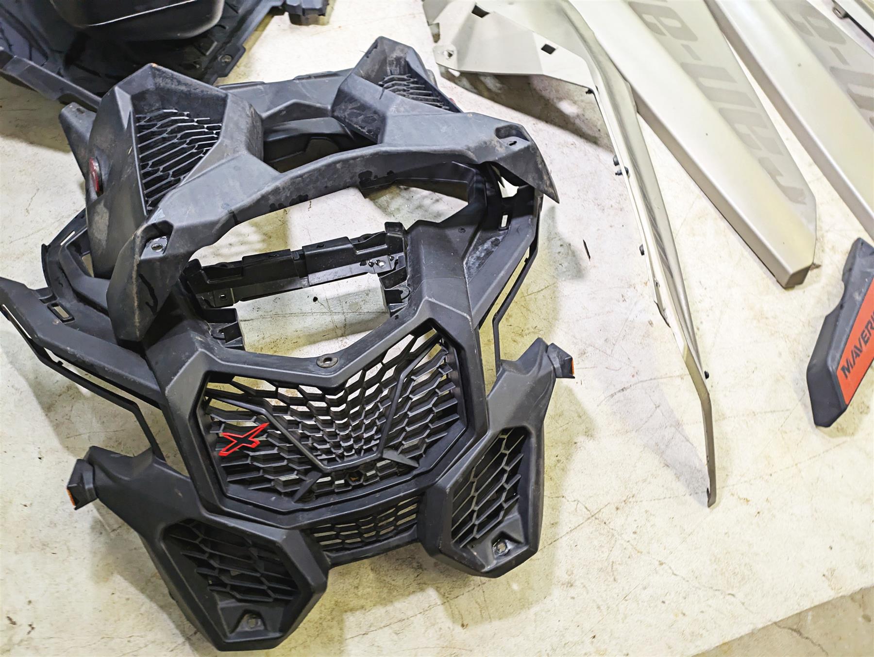 2023 Can Am Maverick X3 XMR Turbo RR Plastic Cover Fairing Interior Panel Set {{ shop.shopifyCountryName }} - Mototech271