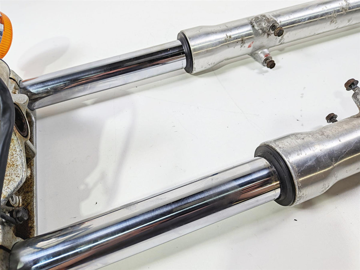 1995 Honda VT600 CD Shadow Deluxe Front End Forks 51400-MZ8-004 51500-MZ8-611 {{ shop.shopifyCountryName }} - Mototech271