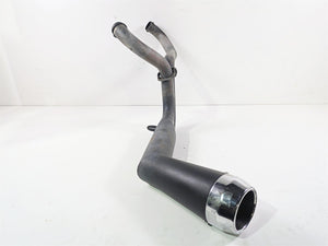 2001 Harley Touring FLHX Street Glide 2 into 1 Side Pipe Exhaust System Handmade