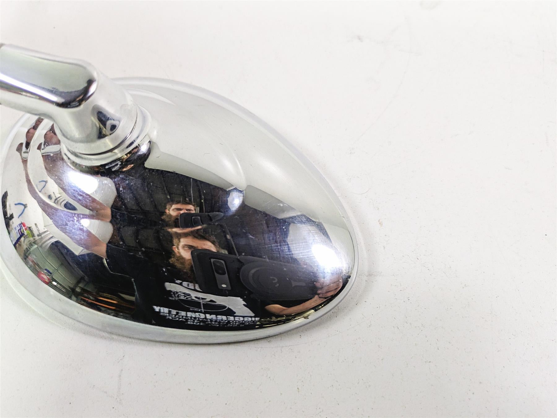 2017 Indian Chieftain Limited Right Chrome Rear View Mirror Set 2635790 {{ shop.shopifyCountryName }} - Mototech271