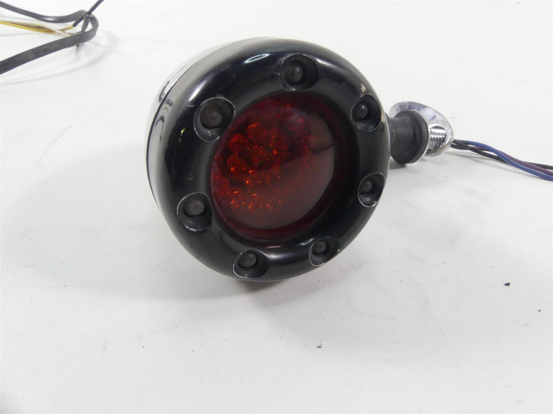 2013 Harley FXDWG Dyna Wide Glide Rear Chrome Bucket Turn Signal 68461-09 {{ shop.shopifyCountryName }} - Mototech271