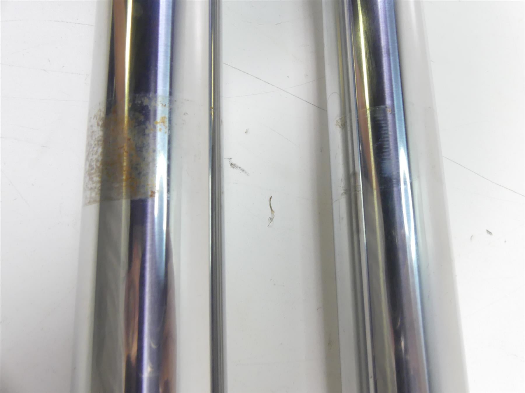 2004 Harley Softail FLSTFI Fat Boy Straight Front Fork Leg 41mm Set 45915-00 {{ shop.shopifyCountryName }} - Mototech271