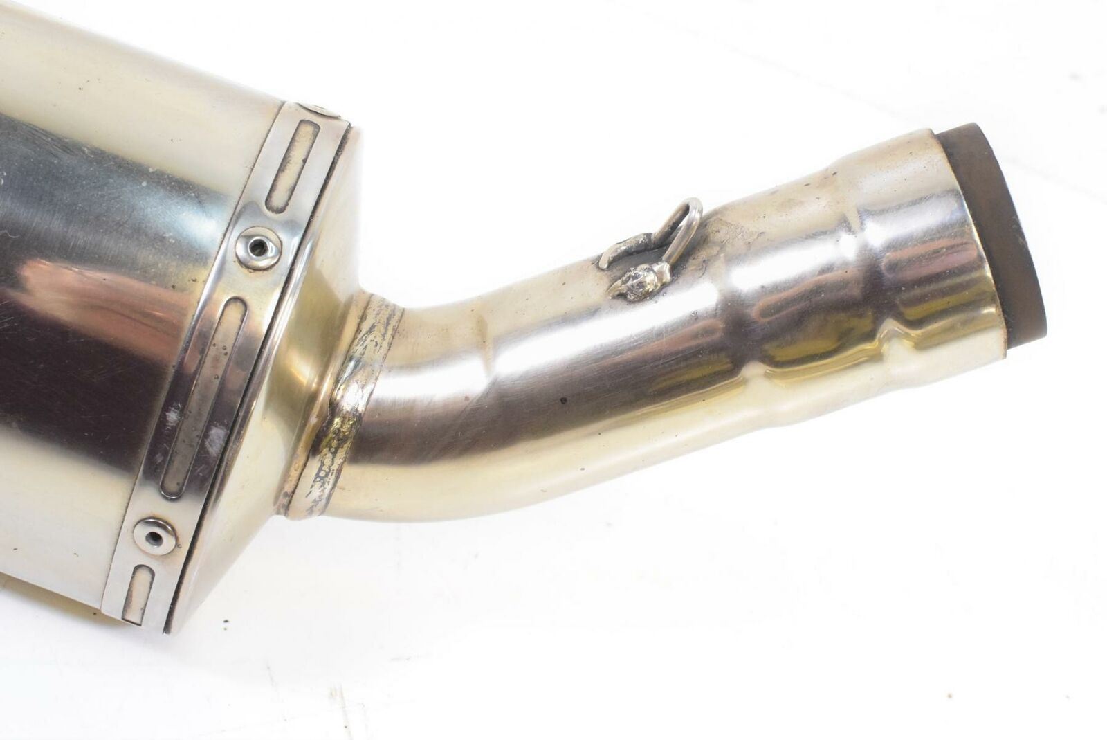 2008 Ducati 848 Polished Exhaust Pipe Muffler Silencer Set 57411962C 57311992C {{ shop.shopifyCountryName }} - Mototech271