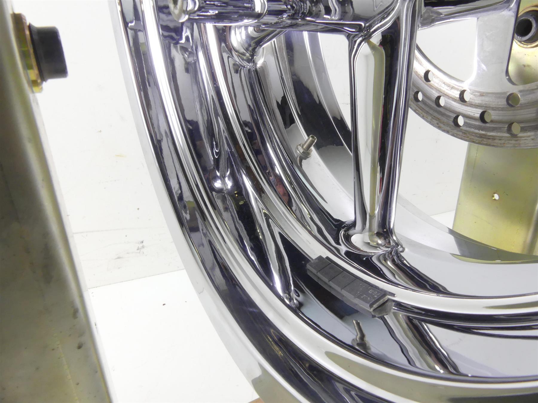 2008 Harley FXCWC Softail Rocker C Straight Rear Chrome 18x8 Wheel Rim ...