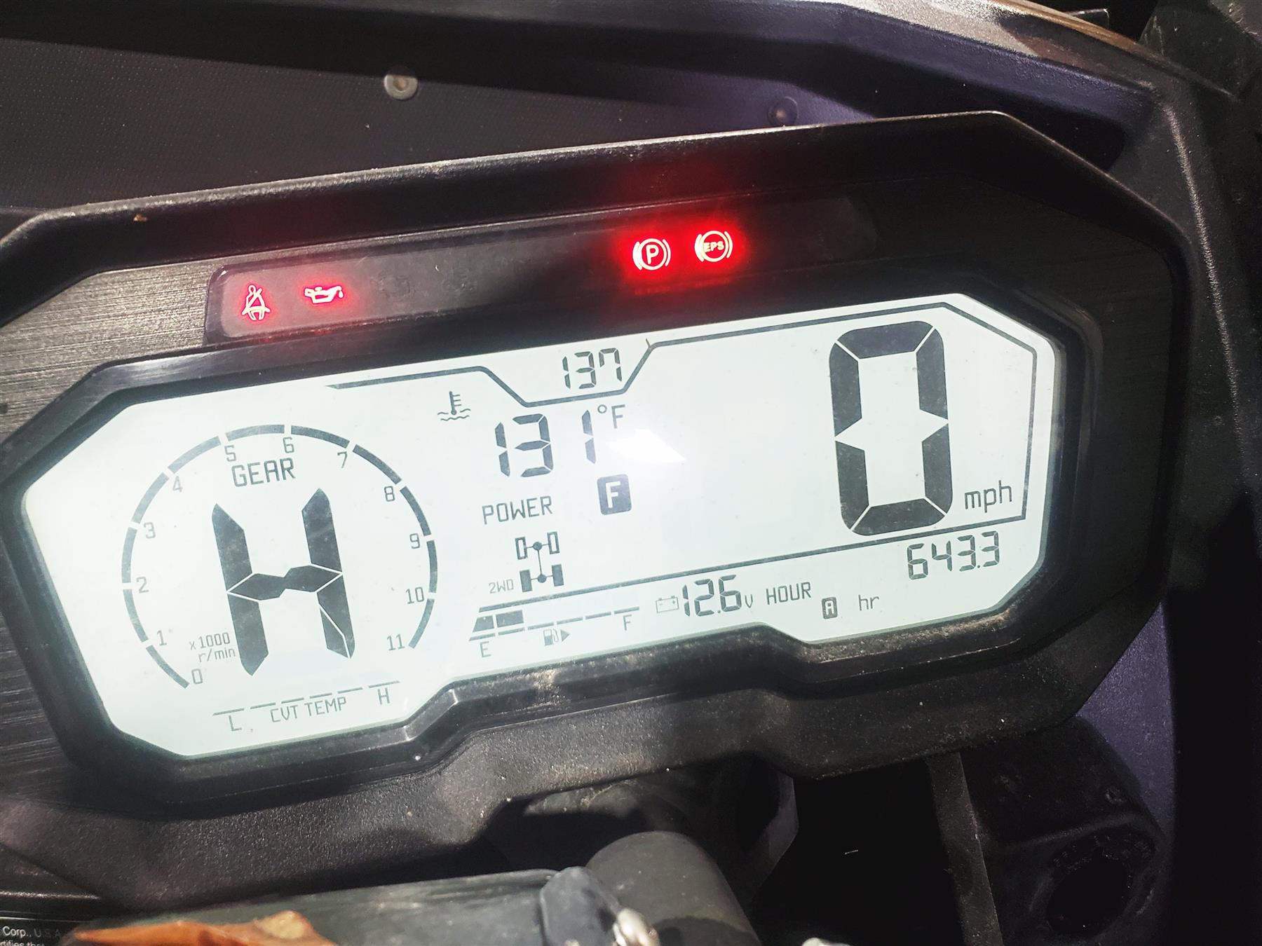 2020 Kawasaki Teryx KRX KRF 1000 Speedometer Gauge Instrument 8K 25031-0850 {{ shop.shopifyCountryName }} - Mototech271