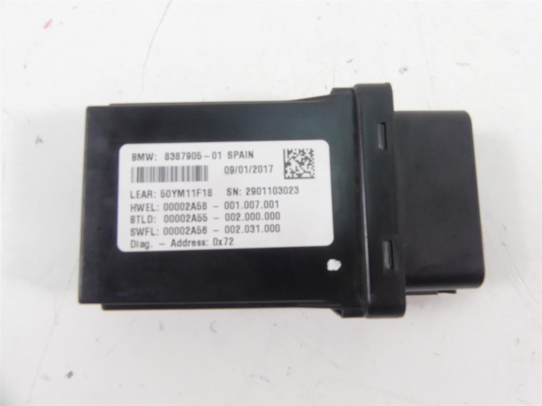 2017 BMW R1200RT K52 General Control Module Light Unit 8387905 | Mototech271