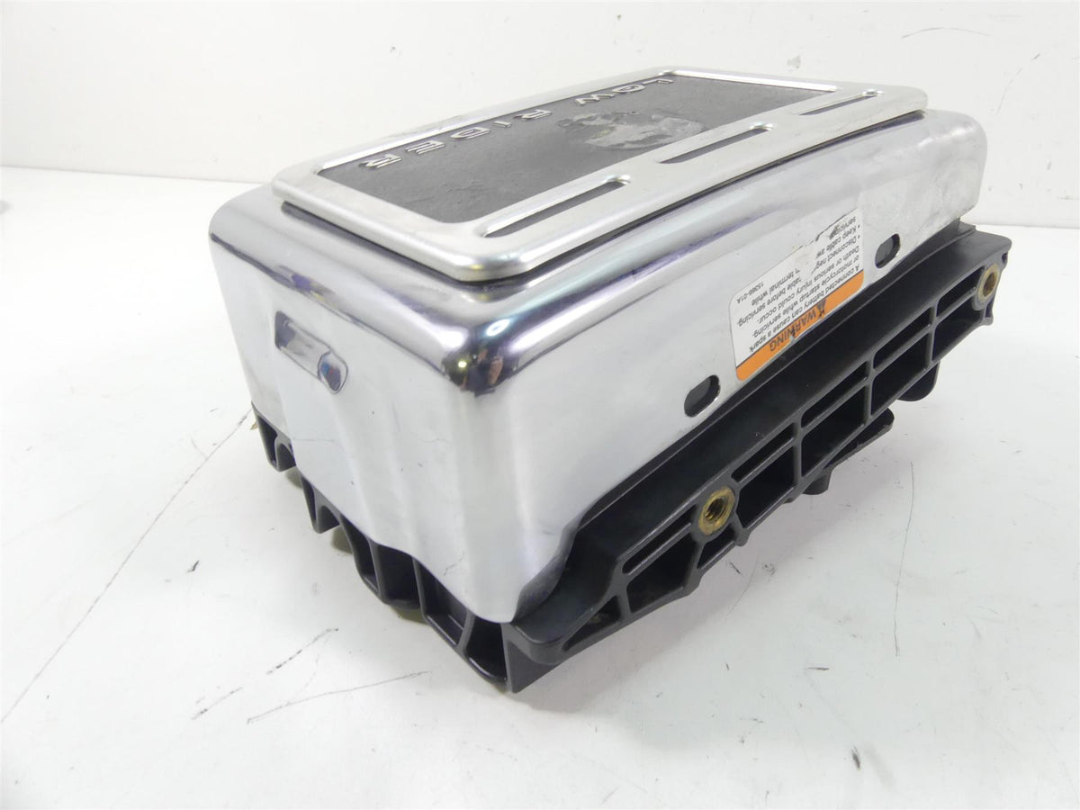 2015 Harley FXDL Dyna Low Rider Battery Tray & Chrome Cover 70379-06B {{ shop.shopifyCountryName }} - Mototech271