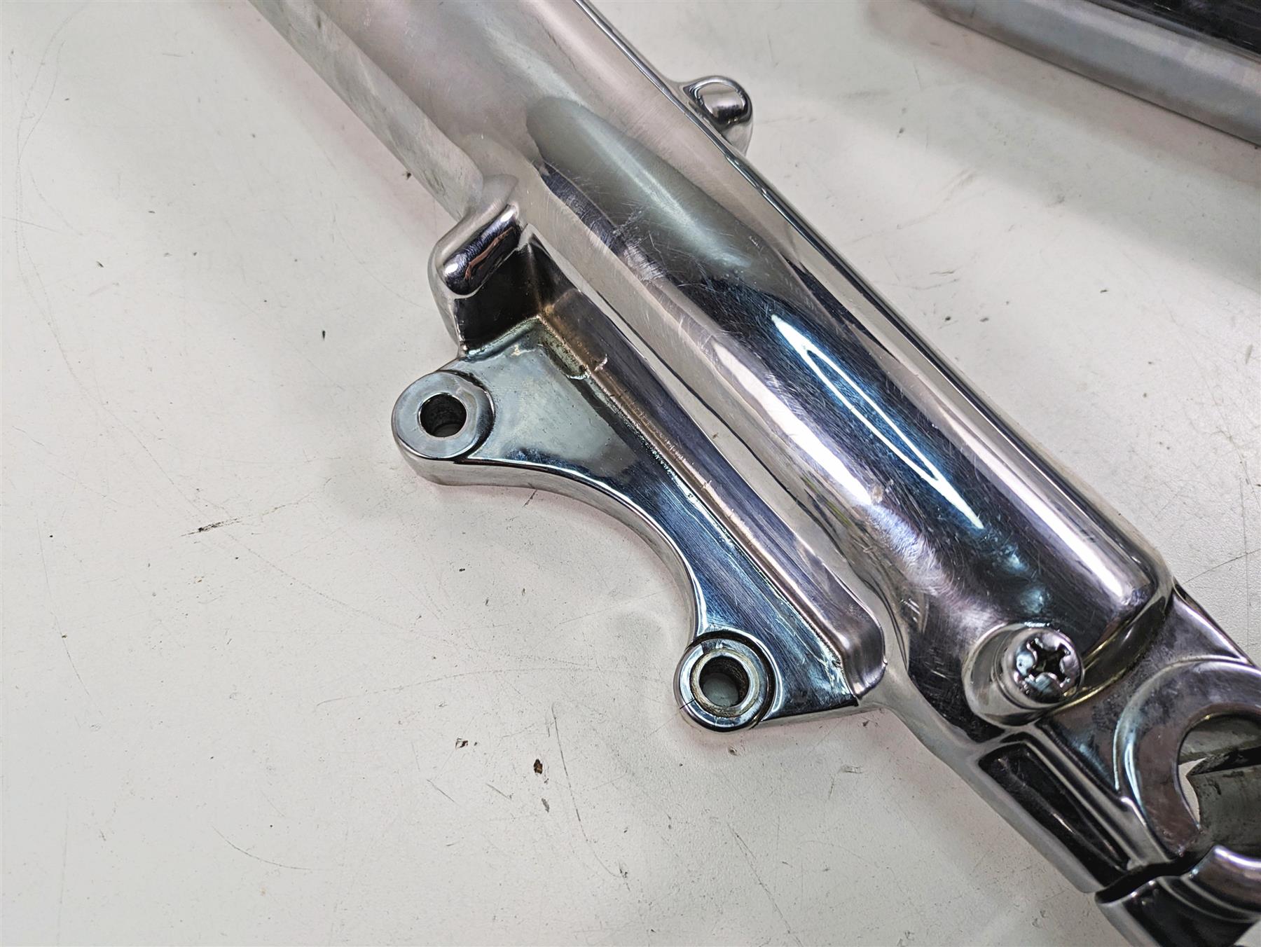 1999 Harley Touring FLHTC Electra Glide Front Chrome 41mm Forks 45833-97 {{ shop.shopifyCountryName }} - Mototech271
