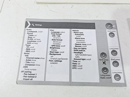 2015 BMW K1600 GT K48 Owners Manual & Repair Guides 01418557007 {{ shop.shopifyCountryName }} - Mototech271