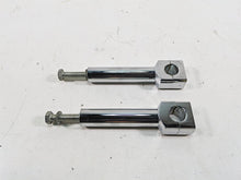 Load image into Gallery viewer, 1999 Harley Dyna FXDL Low Rider 6&quot; Chrome Handlebar Riser Holder Clamps | Mototech271

