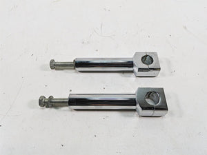 1999 Harley Dyna FXDL Low Rider 6" Chrome Handlebar Riser Holder Clamps | Mototech271