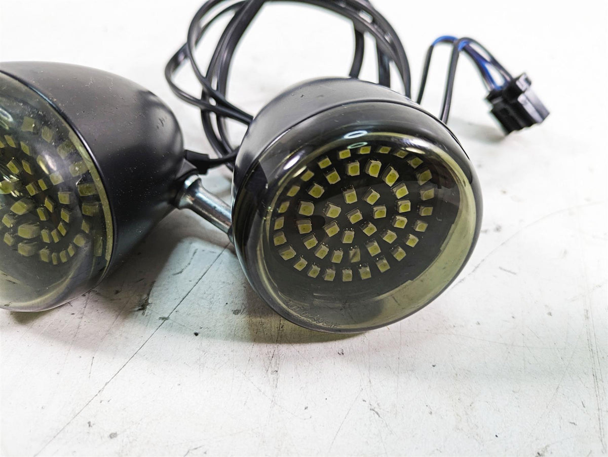 2017 Harley XL883 N Sportster Iron Front Led Blinker Turn Signal Set 68730-07 {{ shop.shopifyCountryName }} - Mototech271