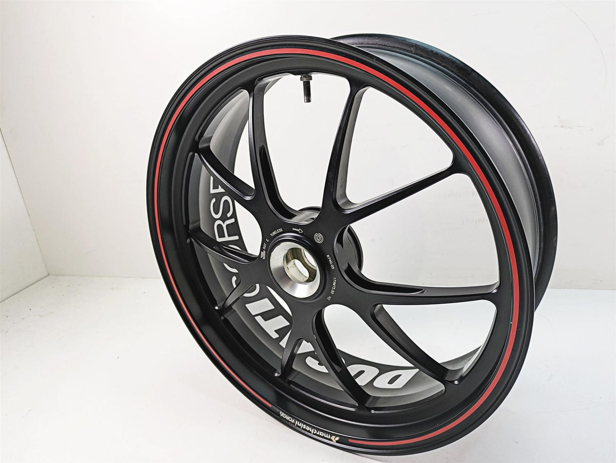 2011 Ducati Hypermotard 1100 Evo SP Rear Marchesini Wheel Rim 17x5.5 50221291AB {{ shop.shopifyCountryName }} - Mototech271