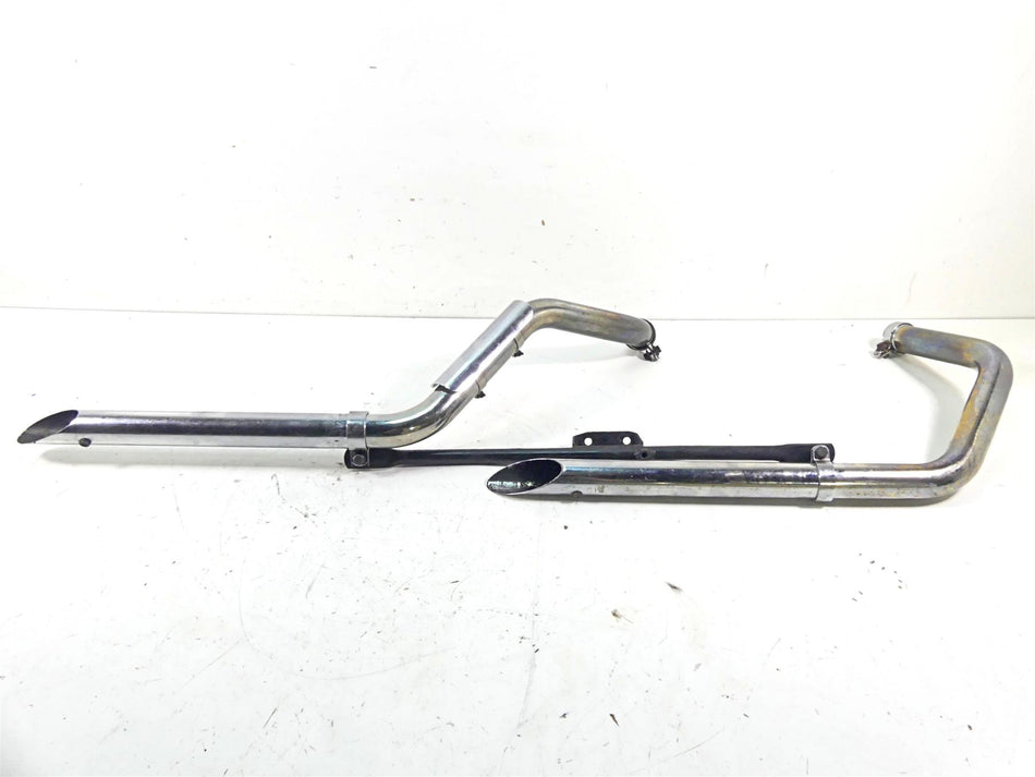 1979 Harley Sportster XLS1000 Roadster Exhaust Drag Pipe System With Baffles {{ shop.shopifyCountryName }} - Mototech271