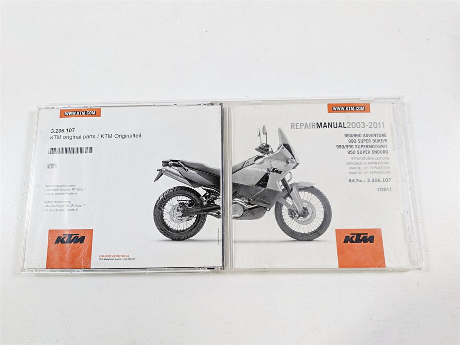 2005 KTM 950 LC8 Adventure Service & Owners Manual CD-Rom 3206107 {{ shop.shopifyCountryName }} - Mototech271