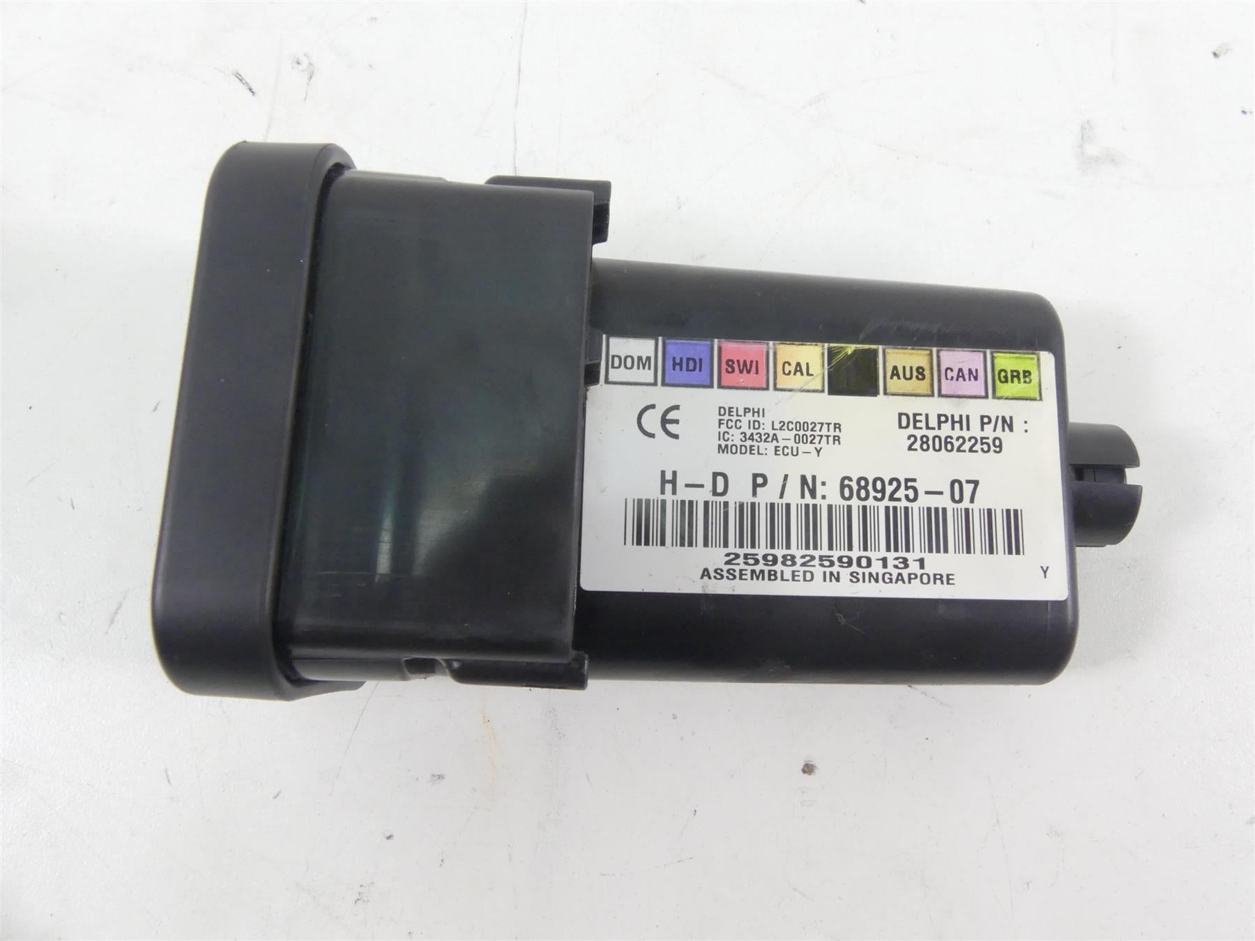 2009 Harley FXDL Dyna Low Rider Tssm Security Control Module Fob Key 68925-07 {{ shop.shopifyCountryName }} - Mototech271