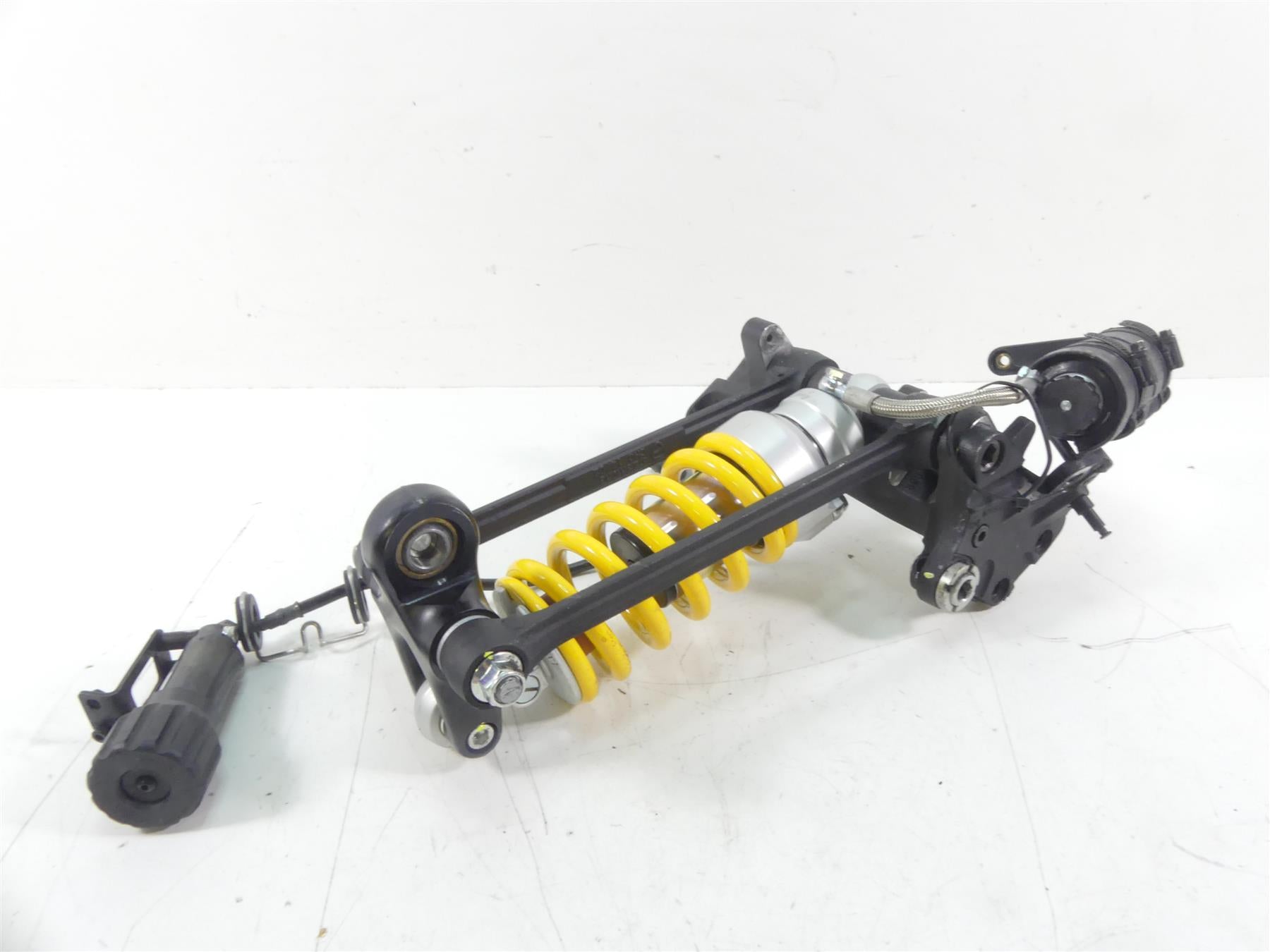 2015 Ducati Diavel Carbon Red Straight Rear Shock Suspension + Mounts 36521011B {{ shop.shopifyCountryName }} - Mototech271