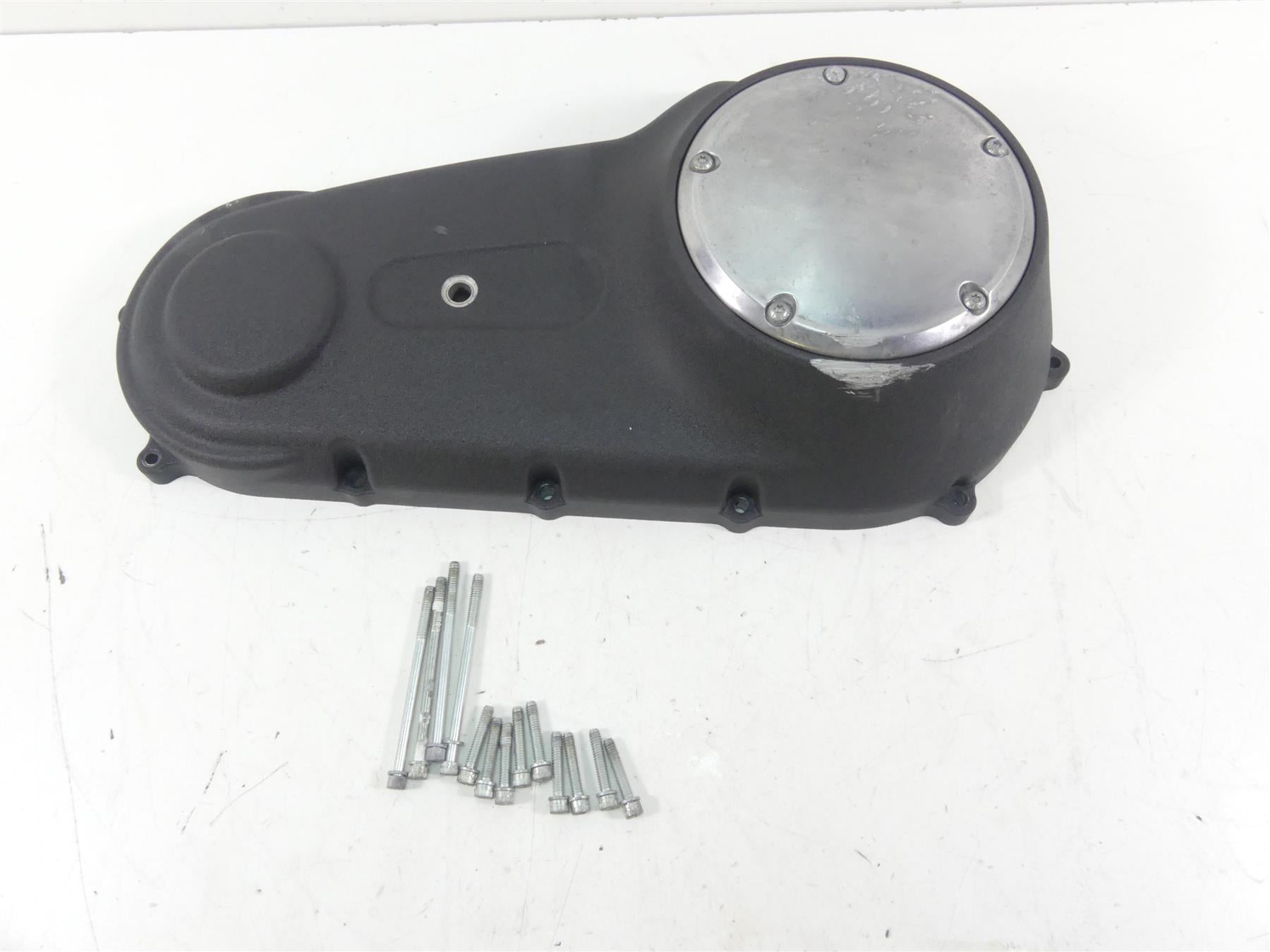 2009 Harley FXDF Dyna Fat Bob Outer Primary Drive Clutch Cover Mid Ctrl 60761-06 | Mototech271