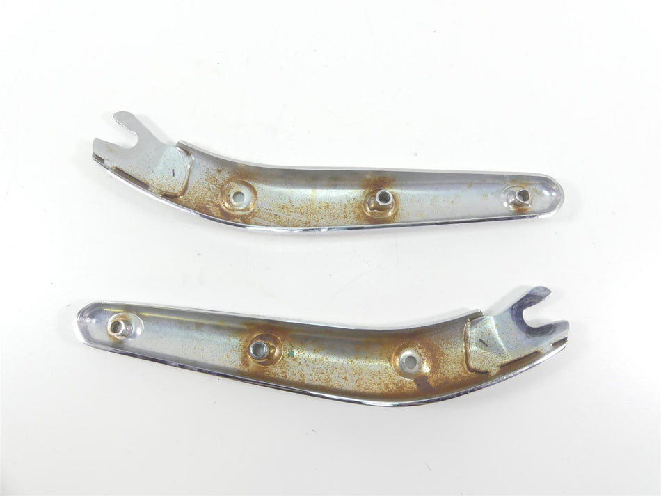2002 Triumph Bonneville America Rear Fender Chrome Struts Braces Set T2305620 {{ shop.shopifyCountryName }} - Mototech271
