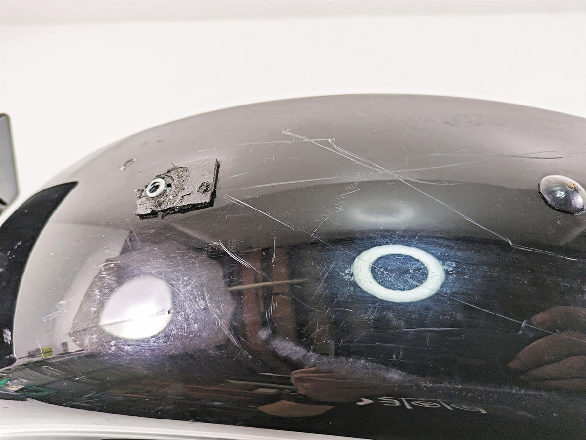 2005 Harley Dyna FXDL Low Rider Rear Fender Vivid Black Silver Stripes 59634-02 {{ shop.shopifyCountryName }} - Mototech271