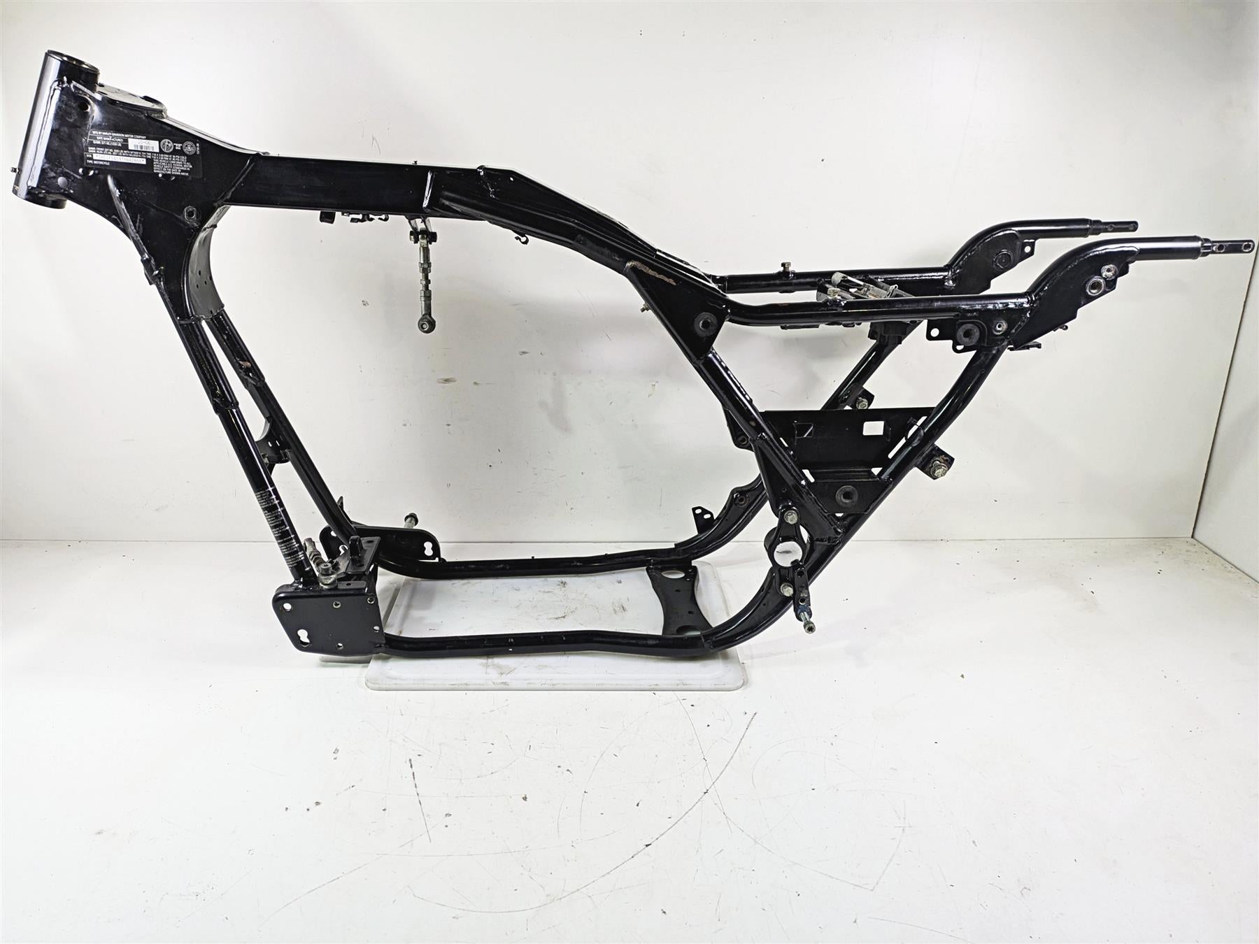 2007 Harley Touring FLTR Road Glide Straight Frame Chassis With Oklahoma Salvage Title 47900-07BHP