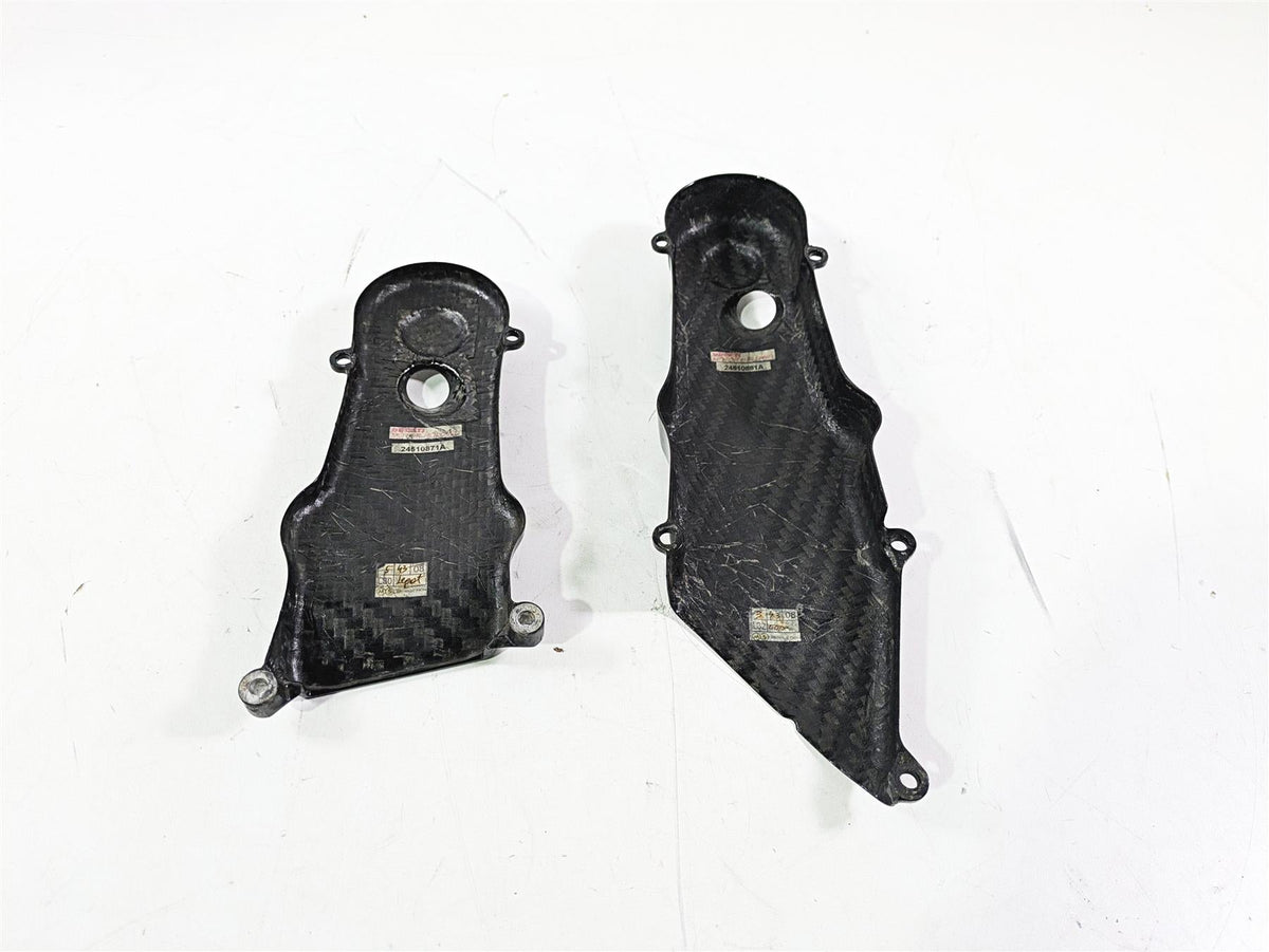 2009 Ducati Monster 1100 S Carbon Fiber Timing Belt Cover 24510881A 24510871A {{ shop.shopifyCountryName }} - Mototech271