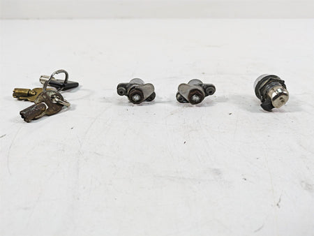 1999 Harley Touring FLHTC Electra Glide Tank Lid Bag Locks & 3 Keys 61029-92A {{ shop.shopifyCountryName }} - Mototech271