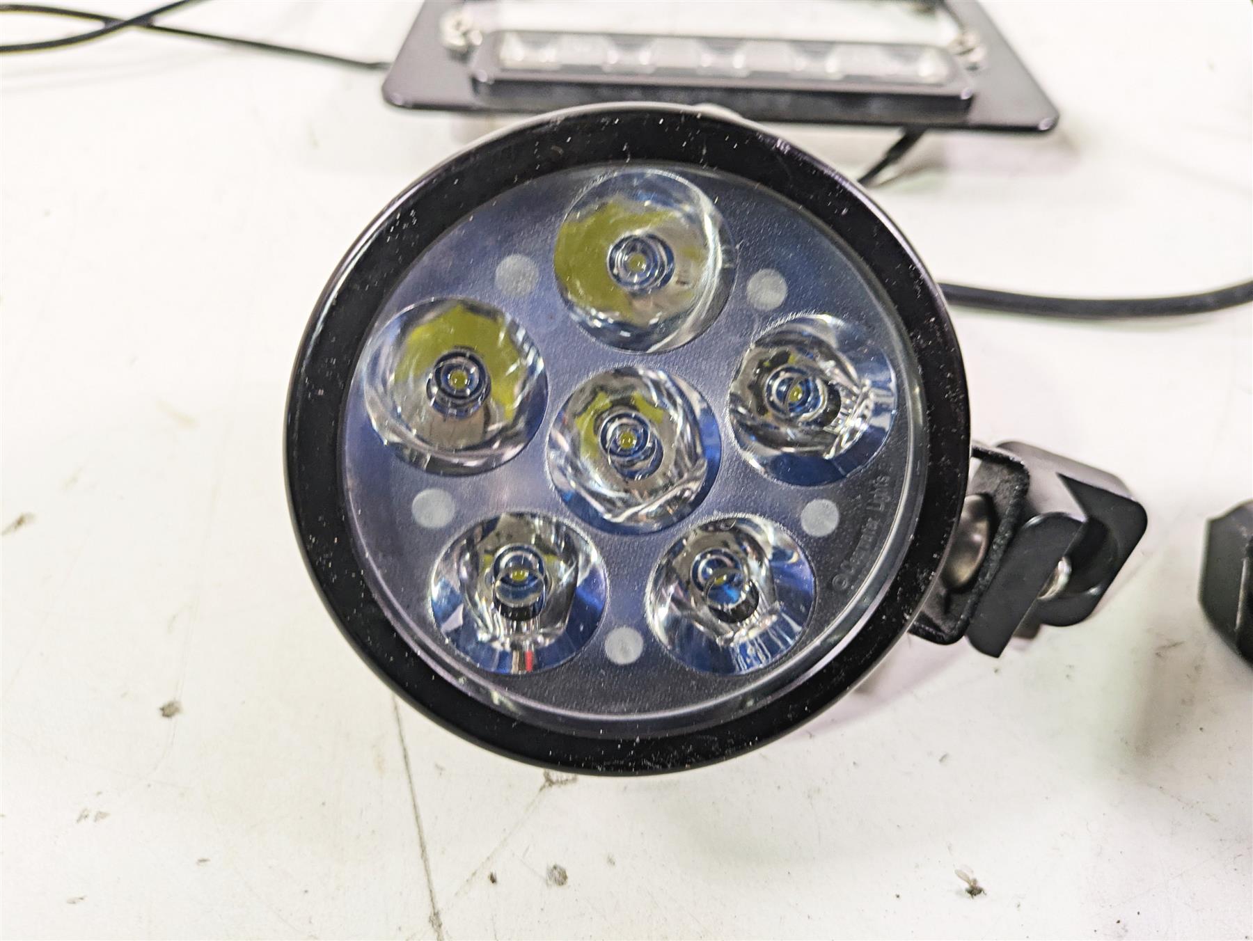 2015 BMW R1200GS Adv K51 Erica E51 Clearwater Lights Spot Fog & Plate Holder {{ shop.shopifyCountryName }} - Mototech271