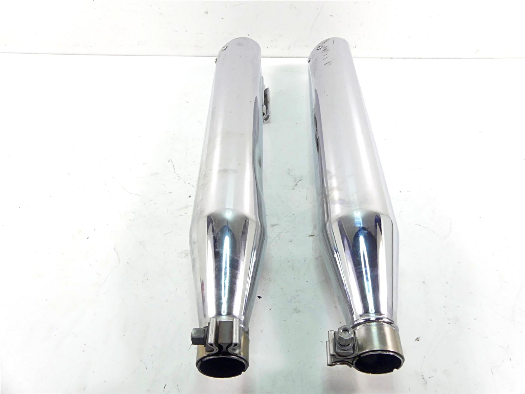 2008 Harley Touring FLHX Street Glide Vance Hines Twin Slash Mufflers Set 16763 {{ shop.shopifyCountryName }} - Mototech271
