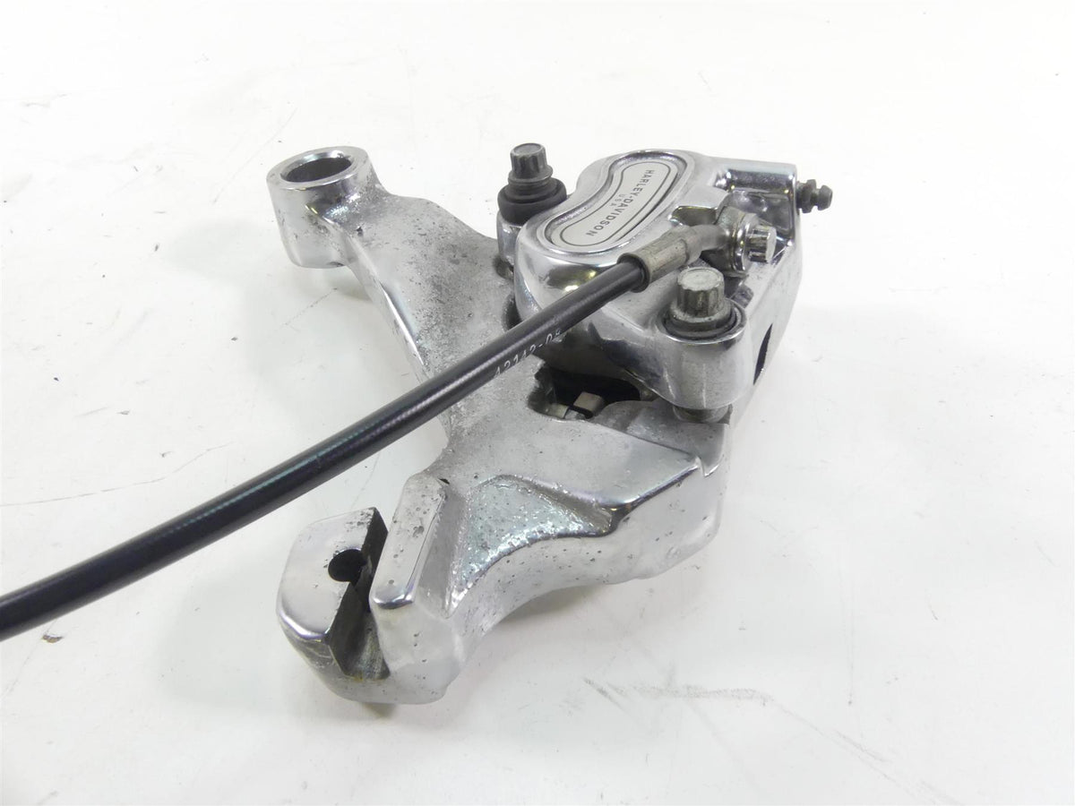 2009 Harley FXDL Dyna Low Rider Rear Chrome Brake Caliper 25mm 40908-08 {{ shop.shopifyCountryName }} - Mototech271