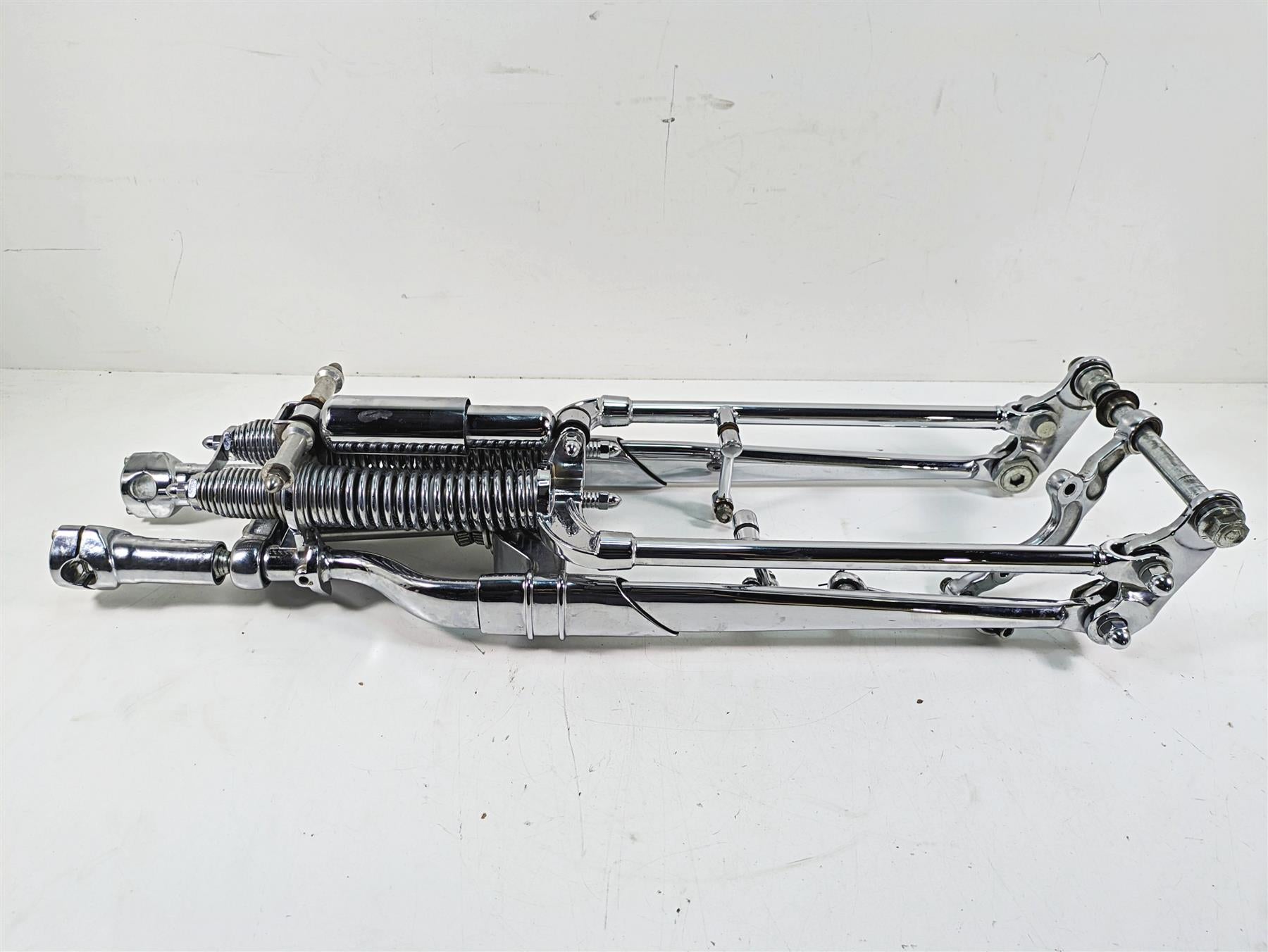 2000 Harley FXSTS Softail Springer Chrome Springer Front End Fork 45569-00 {{ shop.shopifyCountryName }} - Mototech271