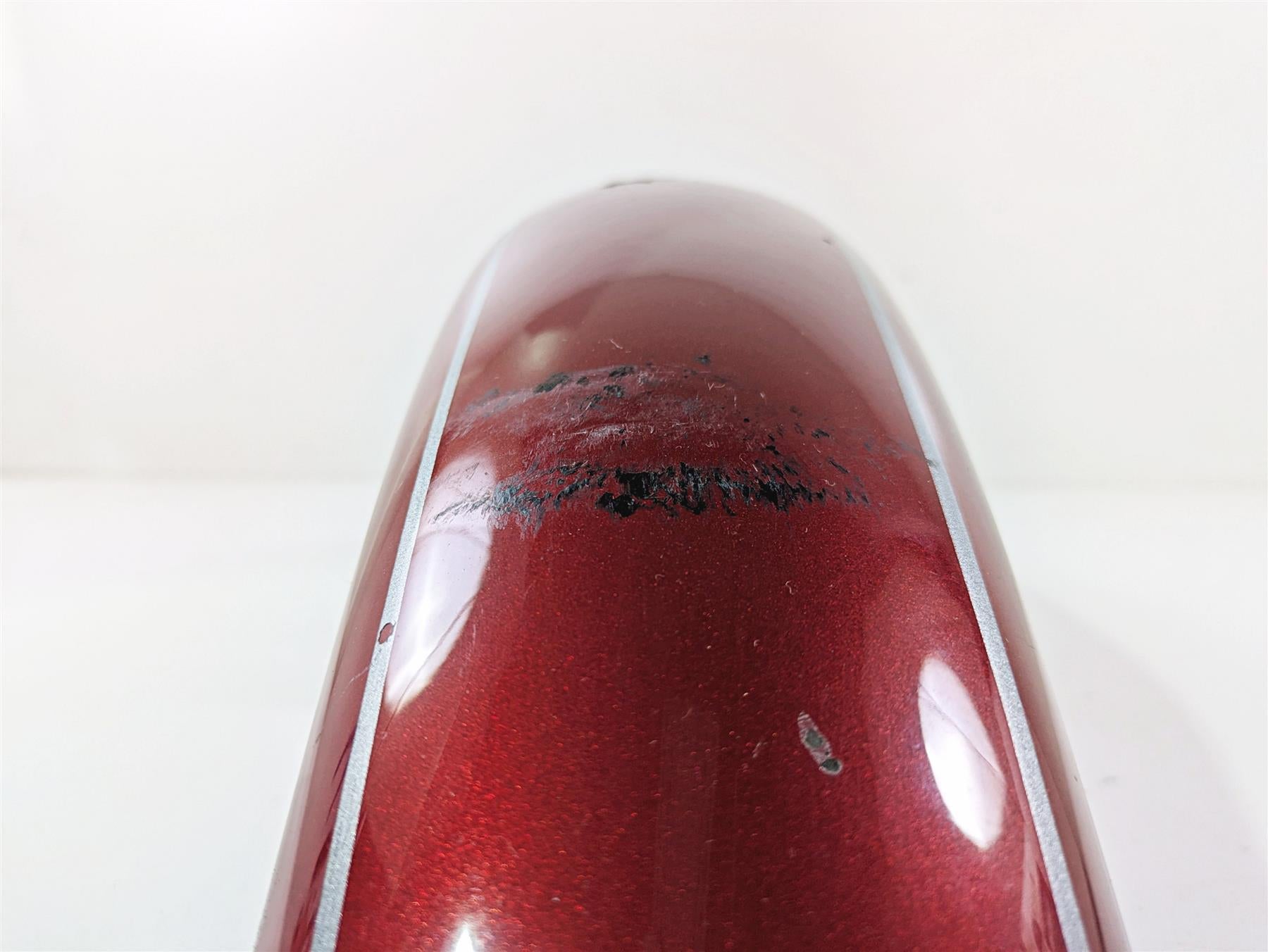 2007 Harley Sportster XL1200 C Front Fender Fire Red Pearl - Dent 58998-83E {{ shop.shopifyCountryName }} - Mototech271