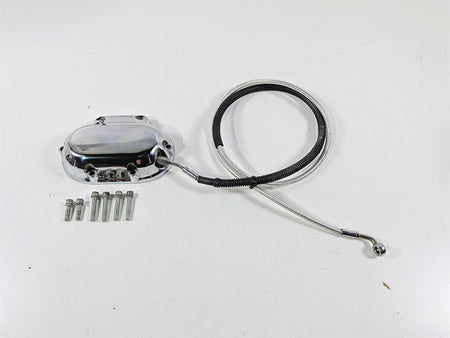 2008 Harley FXDSE CVO Dyna Transmission Chrome Clutch Release Cover 37137-07A-Mototech271