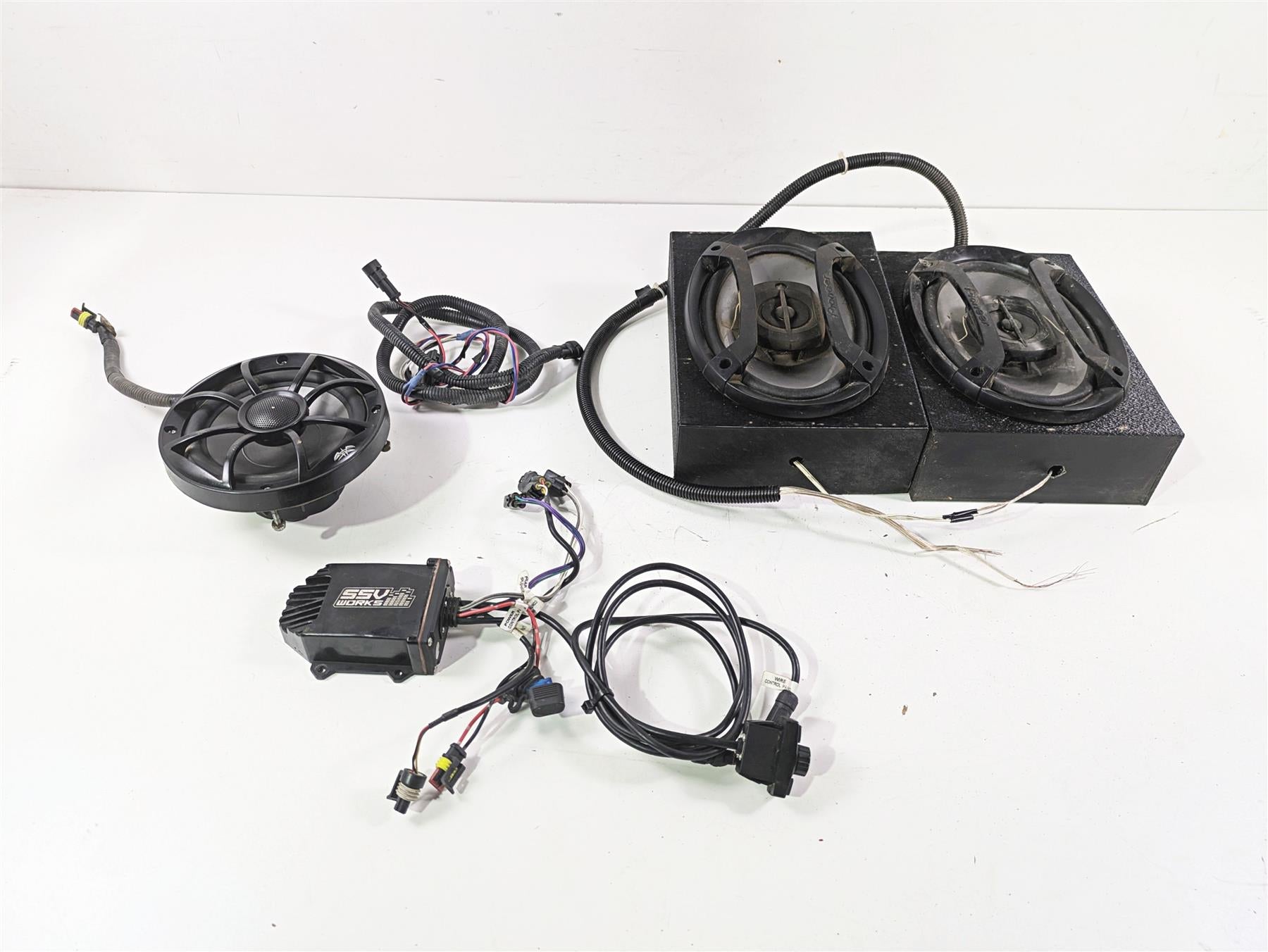 2021 Kawasaki Teryx KRX KRF 1000 Ssv Works Bluetooth Amp + Speaker Set MRB2R