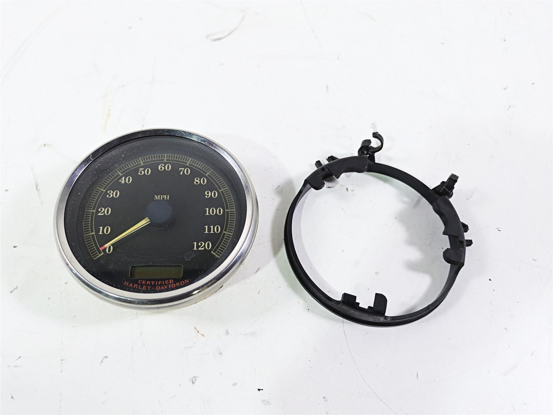 2004 Harley FLSTCI Softail Heritage Speedometer Gauge Instrument 75K 67410-04 {{ shop.shopifyCountryName }} - Mototech271