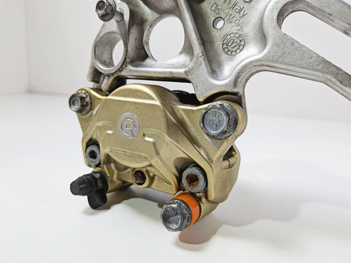 2008 Aprilia RSVR 1000 Factory Rear Brembo Brake Caliper Gold AP8113897 {{ shop.shopifyCountryName }} - Mototech271