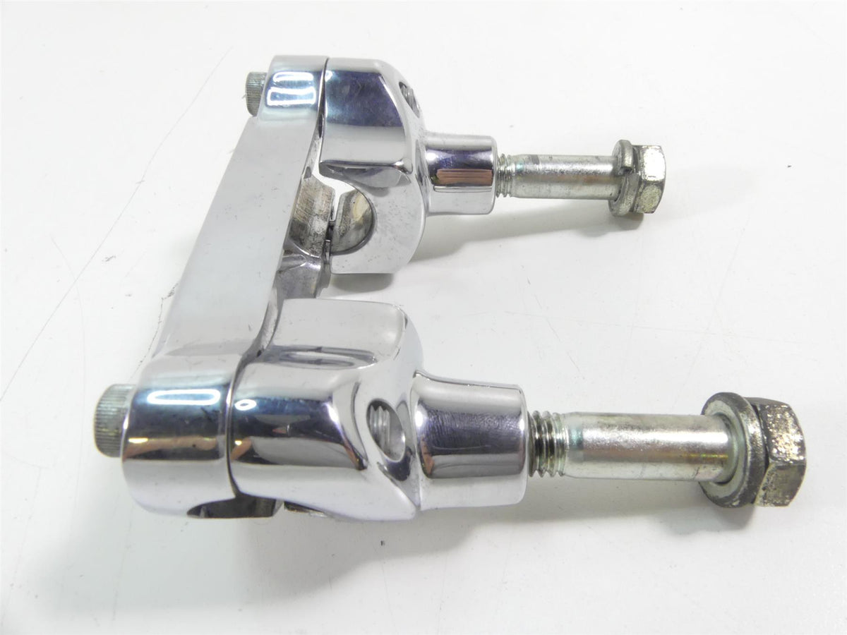 2004 Harley Softail FLSTFI Fat Boy Handlebar Handle Bar Riser Set 56567-86B {{ shop.shopifyCountryName }} - Mototech271
